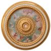 Cherub Sky Round Chandelier Ceiling Medallion 47