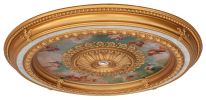 Cherub Sky Round Chandelier Ceiling Medallion 47