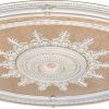 Blanco Oval Chandelier Ceiling Medallion 79 inches