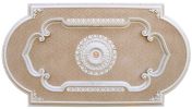 Blanco Rectangular Chandelier Ceiling Medallion 94 inches