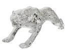 Standing Silver Leopard 22 Inches Long