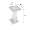 Pearlescent Pedestal Table