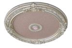 Rose Gold Round Chandelier Ceiling Medallion 36in