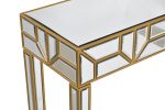 Deco Mirrored Console Table