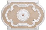 Blanco Rectangular Chandelier Fan Ceiling Medallion 72"W x 48"H