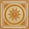 Golden Grand Square Chandelier Fan Ceiling Medallion