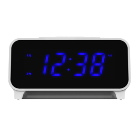 Emerson Smartset PLL AM/FM Dual Alarm Clock Radio with 0.9" Blue LED Display and LED D√©cor, CKS1500