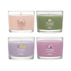 Yankee Candle Zen Oasis Signature Votive Mini Candles Variety Pack, 1.3 oz Each (Pack of 4)