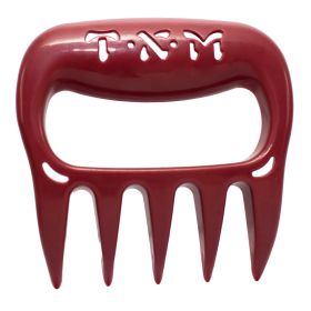 TXM Meat Claws for Shredding Barbecue Claws for Pulled Pork Grill Smoker Meat Paw Claw BBQ Claws Shredding Smoker Cooking Tool (Ships From: China, Color: 1pc wine red)