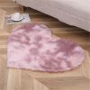 1pc, Tie-dye Silk Wool Area Rug, Plush Carpet, PV Velvet Floor Mat, 27.56*31.5inch