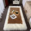 1pc, Soft and Durable Wool Carpet for Bedroom and Bedside - Perfect for Long Hair and Thickened Floor Mat