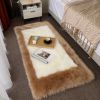 1pc, Soft and Durable Wool Carpet for Bedroom and Bedside - Perfect for Long Hair and Thickened Floor Mat