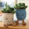 9inch Creative Succulent Plant Decoration; For Garden Green Lovers Cute Succulent Sleep Seat Cushion Home Decoration