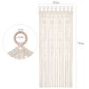 Boho Macrame Curtain for Window Doorway Room Divider Large Long Macrame Wall Hanging Bohemian Home Wedding Decor