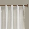 Cotton Printed Curtain Panel with Chenille detail and Lining